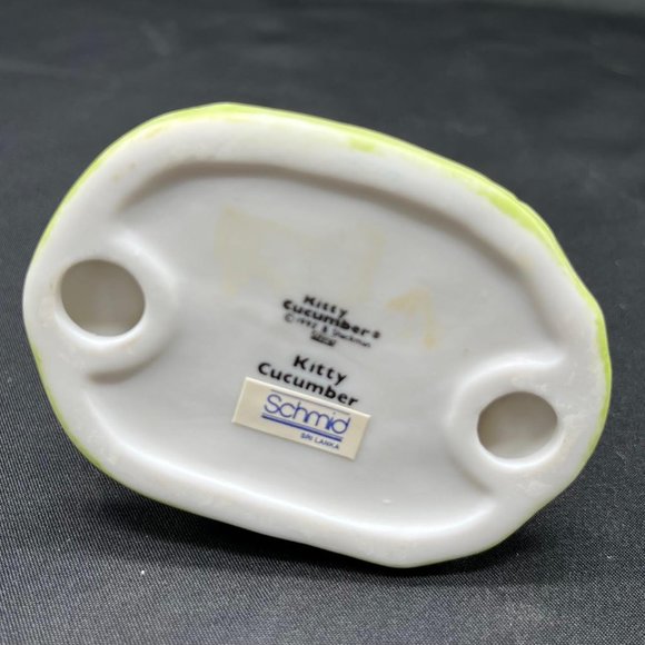 Schmid 1992 Kitty Cucumber Golf Golfer Cat Figurine - Picture 7 of 7